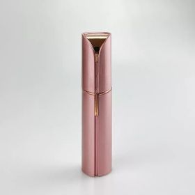 Lipstick Shaver Mini Portable Electric Eyebrow Trimmer Ladies Epilator Armpit Rechargeable Hair Remover Shaving Knife Mini Shaver - rose gold