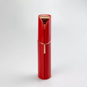Lipstick Shaver Mini Portable Electric Eyebrow Trimmer Ladies Epilator Armpit Rechargeable Hair Remover Shaving Knife Mini Shaver - red