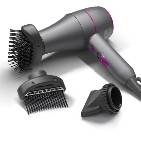Constant temperature household hair dryer Small and portable hair dryer - Gray