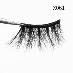 1Pair Mink Eyelashes Soft Natural Curl Half Eyelash For Eye Makeup Eye End Thicky Messy Handmade Lashes Hotsale Lash Wholesale - X061