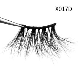 1Pair Mink Eyelashes Soft Natural Curl Half Eyelash For Eye Makeup Eye End Thicky Messy Handmade Lashes Hotsale Lash Wholesale - X017D