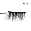 1Pair Mink Eyelashes Soft Natural Curl Half Eyelash For Eye Makeup Eye End Thicky Messy Handmade Lashes Hotsale Lash Wholesale - X126