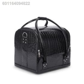makeup case, large capacity portable cosmetic bag, professional nail toolbox, tattoo beauty Eyelash storage box multi- - big red crocodile