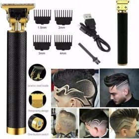 Professional Trimmer Hair Clippers Cutting Beard Cordless Barber Shaving Machine - as picture