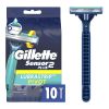 Gillette Sensor2 Plus Pivoting Head Men's Disposable Razors;  10 Count - Gillette