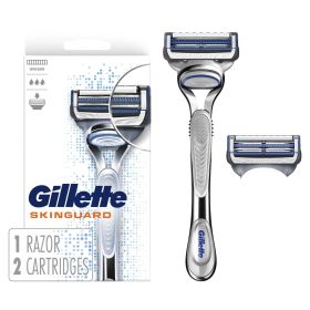Gillette SkinGuard Men's Razor Handle and 2 Blade Refills - Gillette