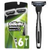 Gillette Mach3 Sensitive Men's Disposable Razors;  6 Count - Gillette