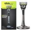 Gillette Labs with Exfoliating Bar Men's Razor - 1 Handle;  1 Blade Refill and Premium Stand - Gillette