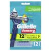 Gillette Sensor2 Pivoting Head Men's Disposable Razors;  12 Count - Gillette