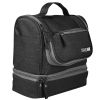 Travel Toiletry Bag Cosmetics Organizer Bag Hanging Wash Bag Waterproof Case w/ Handstrap - Black