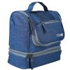 Travel Toiletry Bag Cosmetics Organizer Bag Hanging Wash Bag Waterproof Case w/ Handstrap - Blue