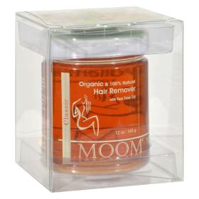 Moom Organic Hair Removal With Tea Tree Refill Jar - 12 oz - 0166892