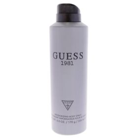 Guess 1981 by Guess for Men - 6 oz Body Spray - Men - 6 oz