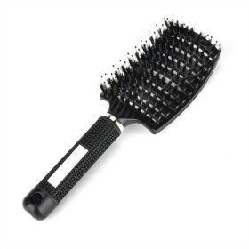 Women Wet Curly Detangle Hair Brush For Salon Hairdressing Styling Tools - Black - Hairdressing Comb