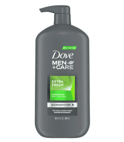 Dove Men+Care Body Wash and Face Wash Extra Fresh 30 oz - Dove