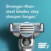 Gillette Mach3 Men's Razor Blades;  4 Blade Refills - Gillette