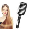 Women Wet Curly Detangle Hair Brush For Salon Hairdressing Styling Tools - Black - Hairdressing Comb