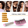 Women Wet Curly Detangle Hair Brush For Salon Hairdressing Styling Tools - Purple - Hairdressing Comb