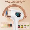 Laser Permanent Hair Removal Upgraded to 999; 900 Flashes IPL Hair Removal Device for Whole Body - white, gold - plastic, electronics
