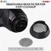 Hair Blow Dryer Lightweight Hair Dryer Ionic Men Women Blower 1875W Ceramic Quiet Styling Pik 5 Core HD BM - Black