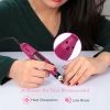 Nail Art Drill Kit Professional Finger Toe Nail Care Electric Nail Polishing Machine Manicure Pedicure File Tools - Hot Pink