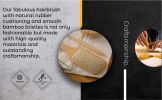 Natural Wooden Detangling Hair Brush - Default Title
