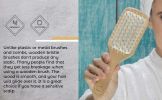 Natural Wooden Detangling Hair Brush - Default Title