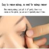 50pcs Women Reusable Easy To Use Longlasting Self-adhesive Glue-free False Eyelash Glue Strip Hypoallergenic Eye Makeup Tools - 50Pcs