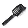 Women Wet Curly Detangle Hair Brush For Salon Hairdressing Styling Tools - Black - Hairdressing Comb