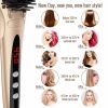 Hair Straightener Brush by MiroPure for Silky Frizz-Free Hair with MCH Heating Technology for Great Styling at Home  - Gold