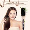 Hair Straightener Brush by MiroPure for Silky Frizz-Free Hair with MCH Heating Technology for Great Styling at Home  - Gold