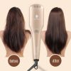 Hair Straightener Brush by MiroPure for Silky Frizz-Free Hair with MCH Heating Technology for Great Styling at Home  - Gold