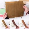 Retro Pirate Treasure Map Roll Up PU Leather Pen Pencil Case Bags Make Up Holder - Pentagram