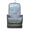Travel Toiletry Bag Cosmetics Organizer Bag Hanging Wash Bag Waterproof Case w/ Handstrap - Black