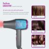 Constant temperature household hair dryer Small and portable hair dryer - Gray