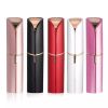 Lipstick Shaver Mini Portable Electric Eyebrow Trimmer Ladies Epilator Armpit Rechargeable Hair Remover Shaving Knife Mini Shaver - pink
