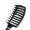 Women Wet Curly Detangle Hair Brush For Salon Hairdressing Styling Tools - Black - Hairdressing Comb
