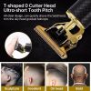 Professional Trimmer Hair Clippers Cutting Beard Cordless Barber Shaving Machine - as picture