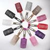 Hair Brush Scalp Massage Comb Hairbrush Bristle&Nylon Women Wet Curly Detangle Hair Brush for Salon Hairdressing Styling Tools - Black